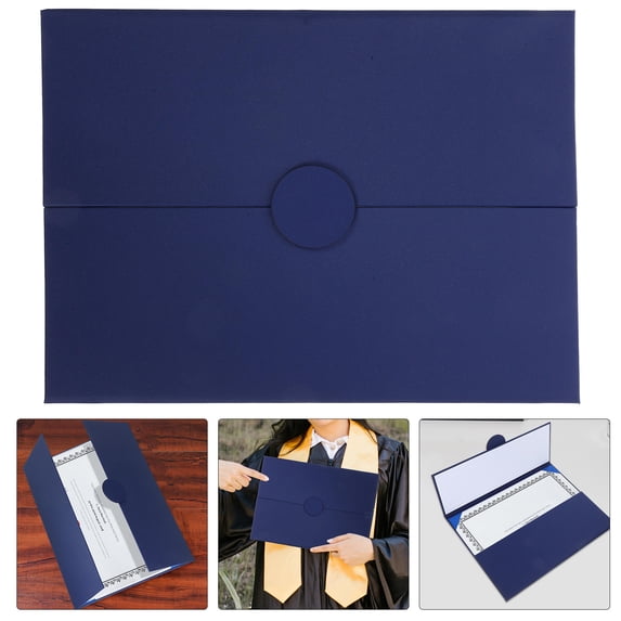 Kitandove Document Holder Paper Holder Elegant Design Blue Paper 1Pcs ...