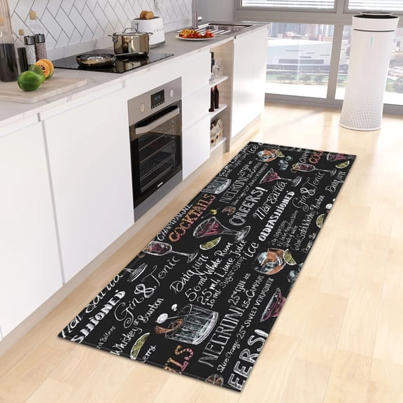 Kitch Floor Mat Home Living Room Childr Bedroom ration Long Carpet Hallway Entrance Doormat Bath Doo