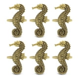KitchaBon Gold Napkin Rings Set of 6, Table Setting Centerpiece ...