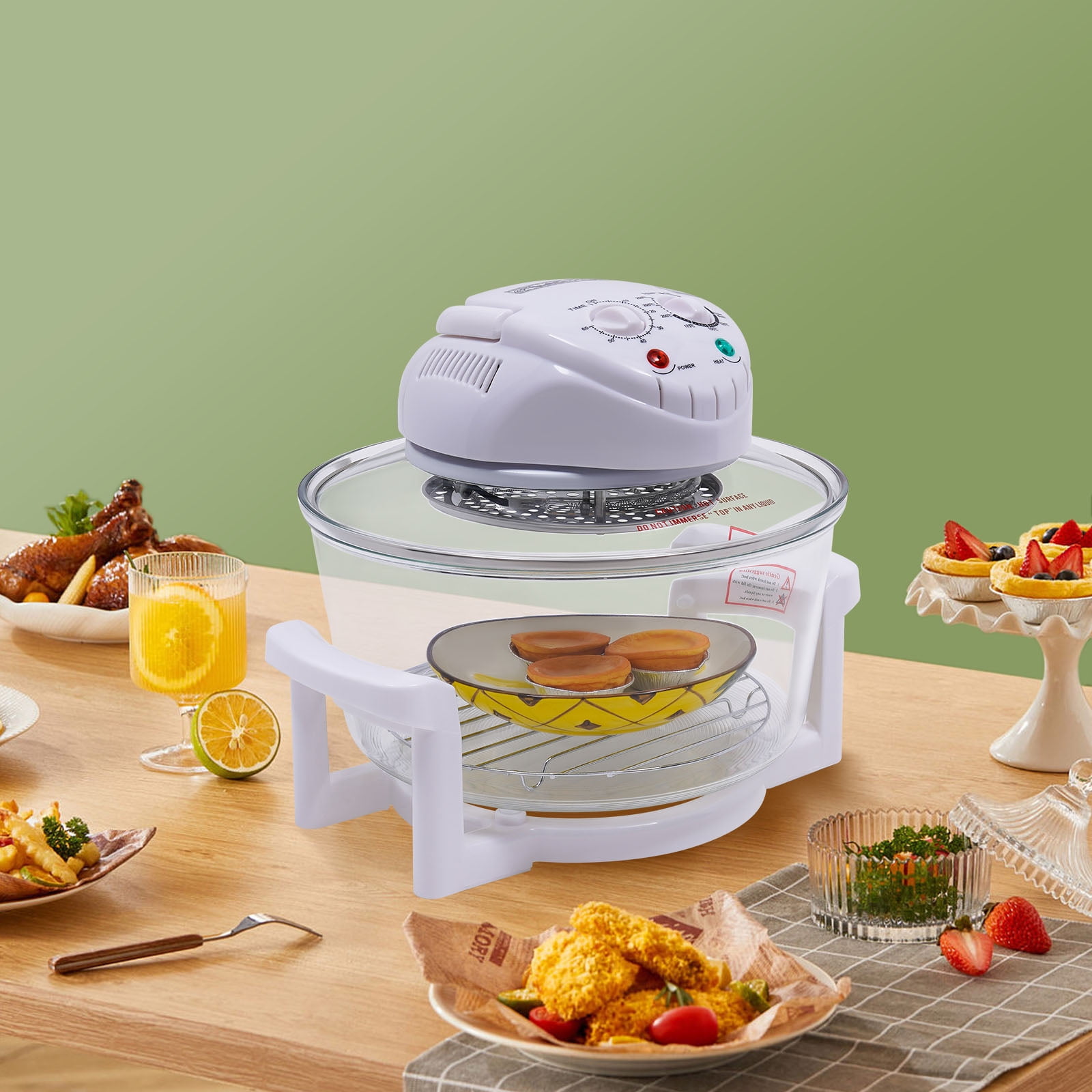 Kitchen 12 Liters Roaster Cooker Countertop Oven Air Fryer Vertical ...