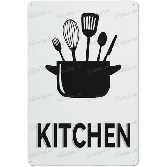 Kitchen 12"X8" Aluminum Warning Signs For Property Business Yard House Office