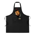 thumbnail image 1 of Kitchen 2 Pack Bib Apron Set - Adjustable Chef Aprons for Men & Women with Unique Frying Bread Rolls Design 2 Pockets Perfect for Cooking & Baking, 1 of 5