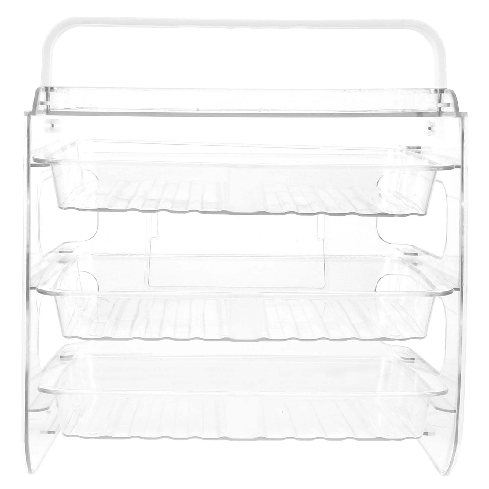 Kitchen 3layer Preparation Plate Stackable Food Preparation Tray Multi