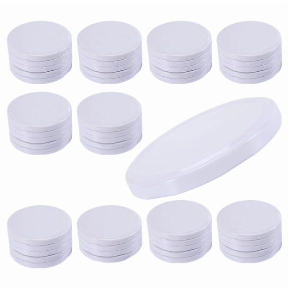 Metal 82-Type Screw Lids for Preserving Jars, Replacement Twist-Off Lids for Jam, 50 Pack