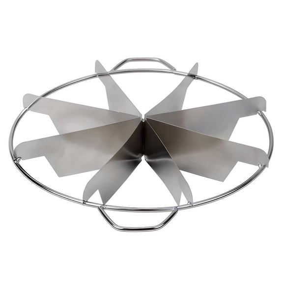 Kitchen 8- Stainless Steel Pie Cutter for Uniform Slices