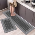 thumbnail image 1 of Kitchen Absorbent Mat Wipeable Comfort Standing Kitchen Rugs and Mats Wipeable Wash Free Long Strip Carpet, 1 of 6