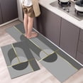 thumbnail image 1 of Kitchen Absorbent Mat Wipeable Comfort Standing Kitchen Rugs and Mats Wipeable Wash Free Long Strip Carpet, 1 of 6