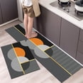 thumbnail image 1 of Kitchen Absorbent Mat Wipeable Comfort Standing Kitchen Rugs and Mats Wipeable Wash Free Long Strip Carpet, 1 of 6