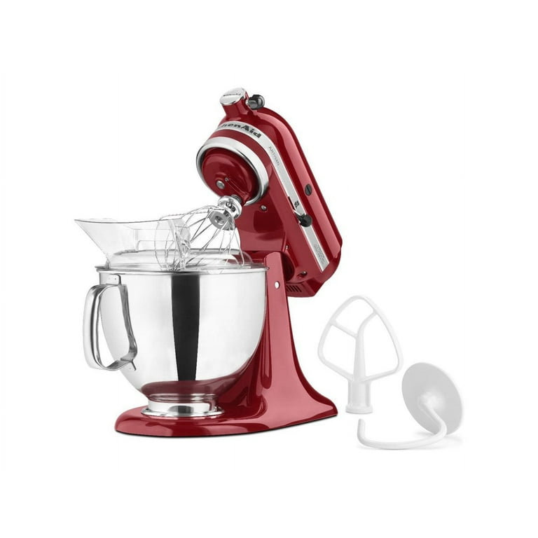 Kitchen Aid Artisan Tilt-Head Stand Mixer with Pouring Shield, 5-Quart,  Empire Red KSM150PSER 
