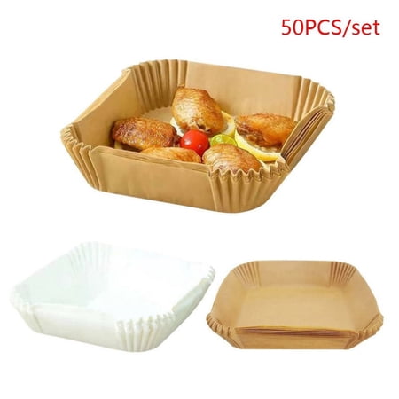 Kitchen Air Fryer Paper Bake Oil-Absorbing Papers Air Fryer Accesories Disposabl