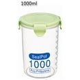 thumbnail image 1 of Kitchen Airtight Food Storage Containers With Lids Organization Canisters Kitchen Bpa Free Plastic Pantry Containers Storage Set for Pasta,Cereal,Dry Food,Flour and Sugar(Green L,3.74x3.74x5.73"), 1 of 7