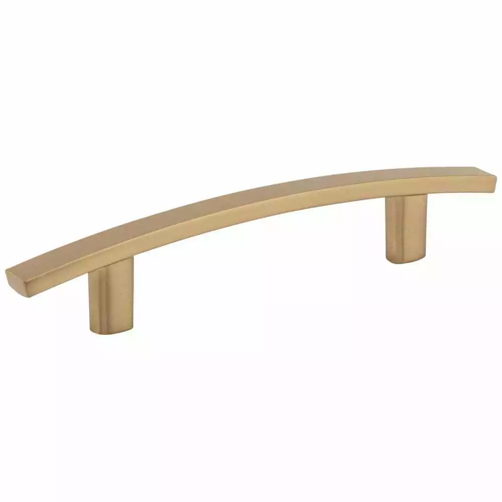 Kitchen And Bath Cabinet Hardware Satin Bronze Pull 3" O.C. 5-1/4" Long
