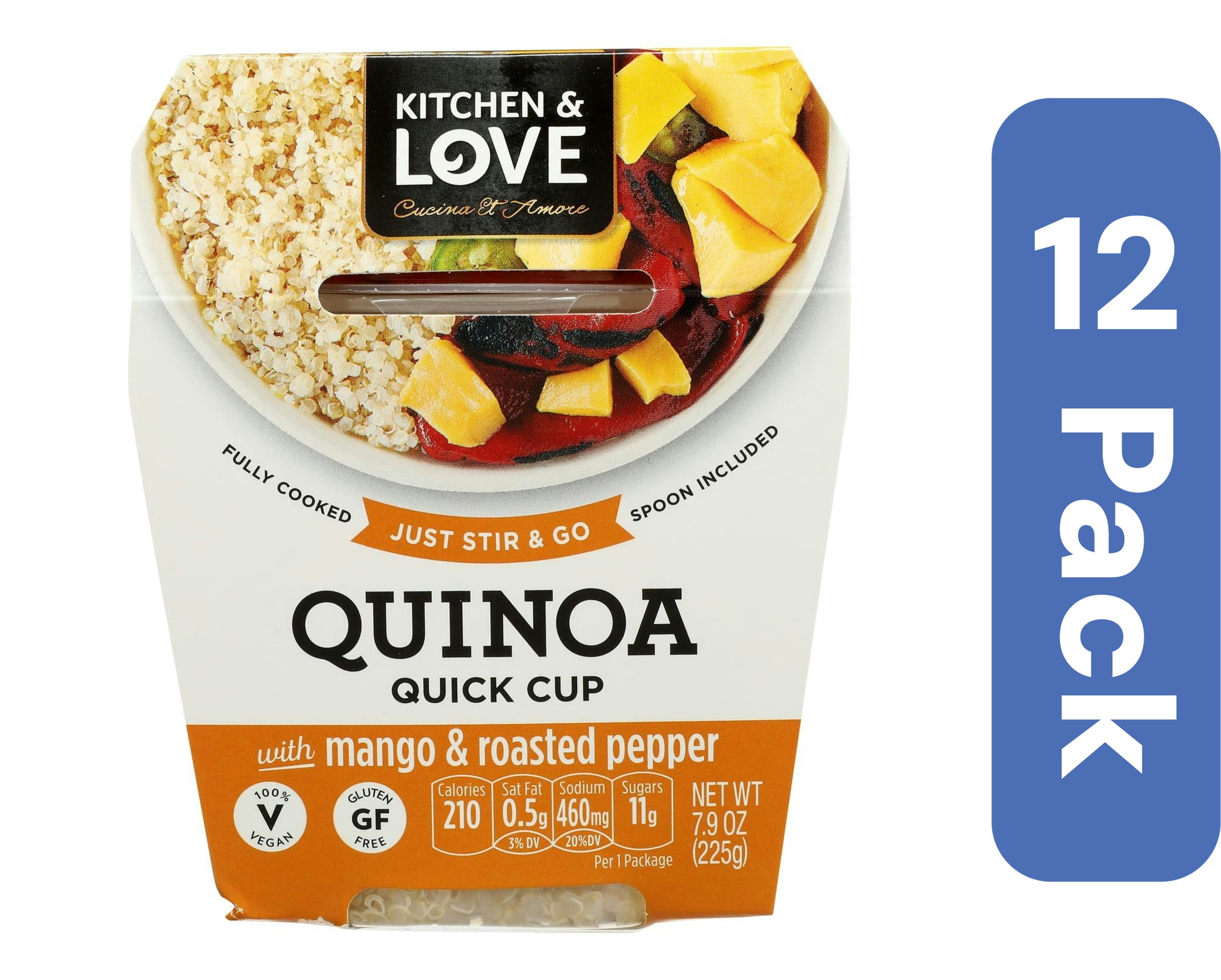 Kitchen And Love Quinoa Meal Mango Roasted Pepper 7.9 oz (Pack of 12)