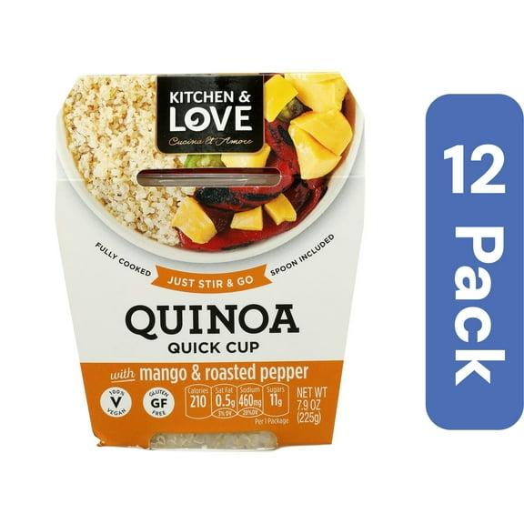 Kitchen And Love Quinoa Meal Mango Roasted Pepper 7.9 oz (Pack of 12)