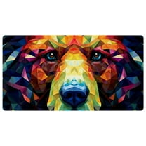 Kitchen Anti Fatigue Mat Non Skid Kitchen Floor Mat Vintage Comfort Standing Desk Office Farmhouse Runner Mat for Laundry, Bear