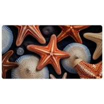 Kitchen Anti Fatigue Mat Non Skid Kitchen Floor Mat Vintage Comfort Standing Desk Office Farmhouse Runner Mat for Laundry, Starfish