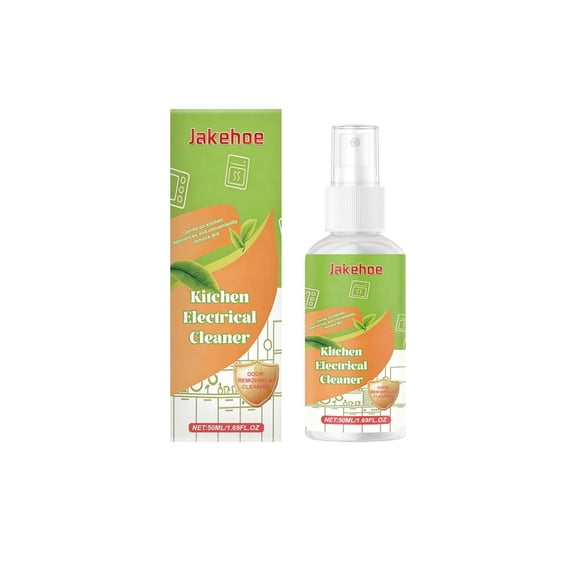 Kitchen Appliance Cleaner Spray (50Ml / 1.7 Fl Oz), Degreaser for Stainless Steel & Surfaces, Formulated with Laureth & Fatty Polyoxyethylene Ether, Removes Grime & Grease from , 1* Cleaning Agent