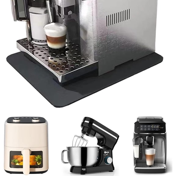 Kitchen Appliance Sliders 360 Rotation Moving Counter, Appliance Slider Cut to Fit, Mat for Mixer with Kitchen Accessories,Appliance Mover for Espresso Machine, Processor