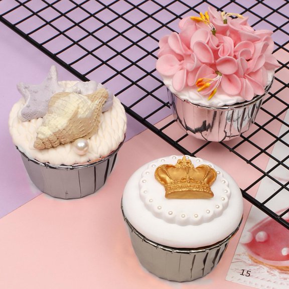 Kitchen Appliances 50Pcs Double Sided Curled Paper Cup Heat Pastry Baking Cake Cups Muffin Accessories for Birthday Wedding Parties