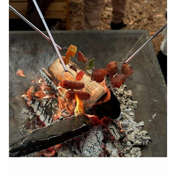 Kitchen Appliances Clearance,32 Heavy Duty Hot Dog Sticks For , Marshmallow Roasting Sticks For Fire , Smores Sticks For Fire Long, Smores And Marshmallows Skewers