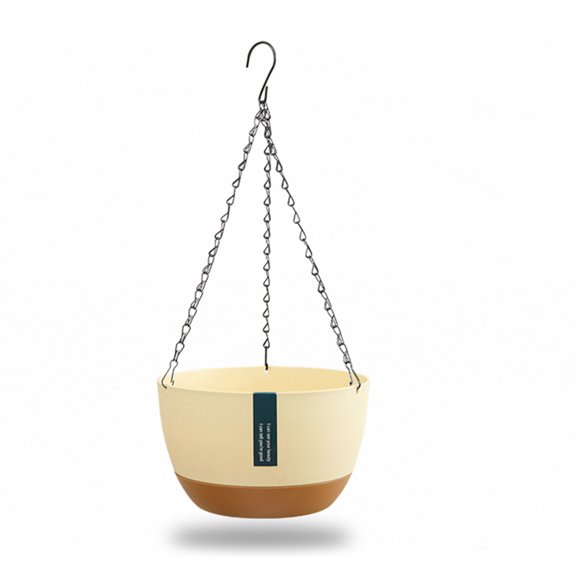 Kitchen Appliances Hanging Double Chain Hanging Basket Planter Home Balcony Indoor Automatic Water Absorbing Basin