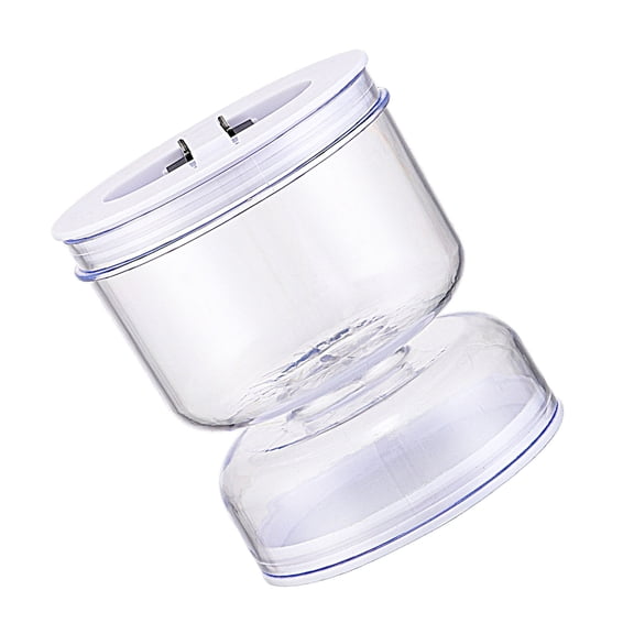 Kitchen Appliances Olive Pickle Jar with Strainer Flip, 800ml Airtight Container for Preserving Olives, Pickles, More, Separating Liquids