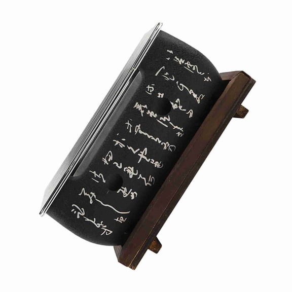 Kitchen Appliances Portable Barbecue Cooking Oven Stove, Japanese BBQ Charcoal Stove for Camping, Stainless Steel Grill with Wood Tray, Aluminum & Stainless Steel Material, Hollow Design for Dust