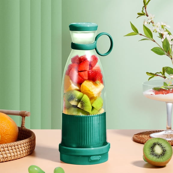 Kitchen Appliances Portable Juicer – Mini Electric USB Juicer, Shake Cup, Green