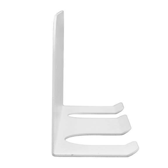 Kitchen Appliances Portafilter Handle Hanger, Space Saving Coffee Bottomless Handle Rack Aluminum Alloy with Adhesive for Coffee Machine White