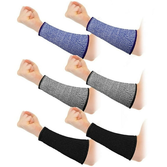 Kitchen Apron,3 Pairs Arm Protectors For Thin Skin And Cut Forearm Sleeve 5 Arm Burn Sleeve