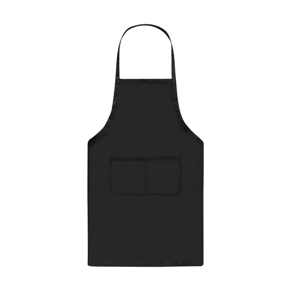 Kitchen Apron, Adjustable with Pockets, Water and Oil Resistant, Cooking Kitchen Chef Apron for Women Men Black