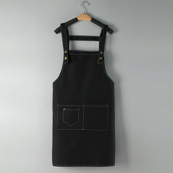 Kitchen Apron,All Pure Polyester Cotton Canvas Apron Advertising LOGO Printing Manicure Waist Home Kitchen Restaurant Work Clothes