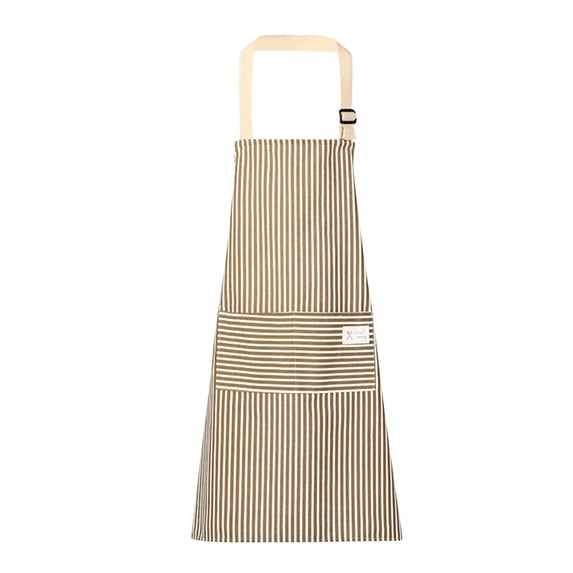 Kitchen Apron, Cotton Linen Smock, Sleeveless Work Apron with Large Pocket for Cooking, Painting, Grilling, 2 Pack