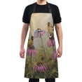 thumbnail image 1 of Kitchen Apron with 2 Pockets Adjustable waterproof Cooking Aprons for Women Men Chef Goldfinches Bird Perched on Flowers, 1 of 7