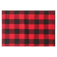KitchenAssistant! Placemat Clearance Red And Black Plaid Placemats
