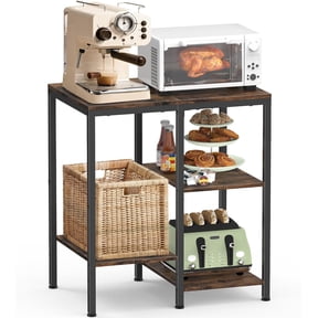 TYDIMOR Baker's Rack with Hutch, Microwave Stand Kitchen Organizer 4 ...