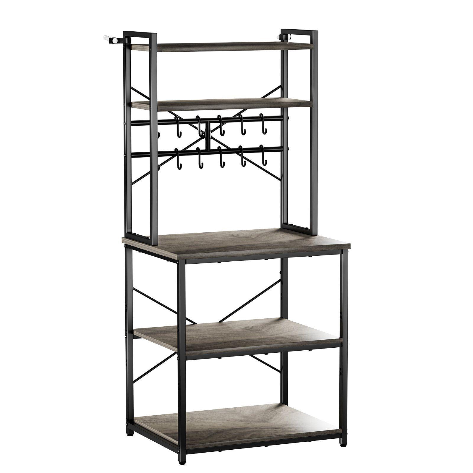 12in Baker Rack Kitchen Bakers Rack 23.6 Inch Width with X-Shaped Support Bar 12 S ...