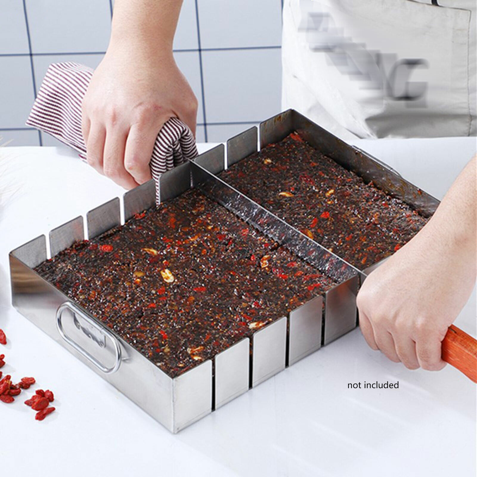 Kitchen Baking Cake Divider Slicer Pan Marker Cutter Mould Dividing Tool