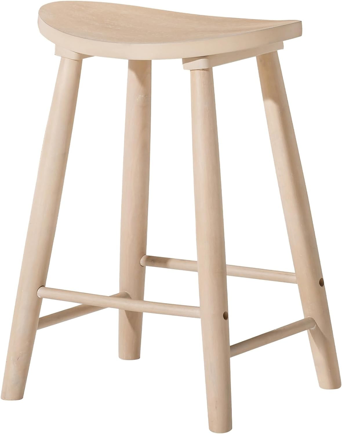 Kitchen Bar Stool, Modern Farmhouse Wood Counter Barstool, Kitchen