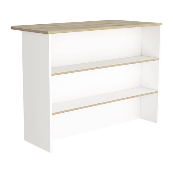Kitchen Bar with Durable Design and Shelves / Store Essentials and Cook with Ease