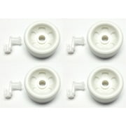 Kitchen Basics 101 4-Pack WD12X271 Dishwasher Dishrack Roller for GE, Lower Front