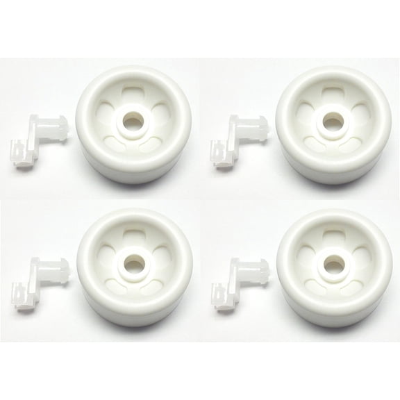 Kitchen Basics 101: 4-Pack WD12X271 Dishwasher Dishrack Roller for GE, Lower Front