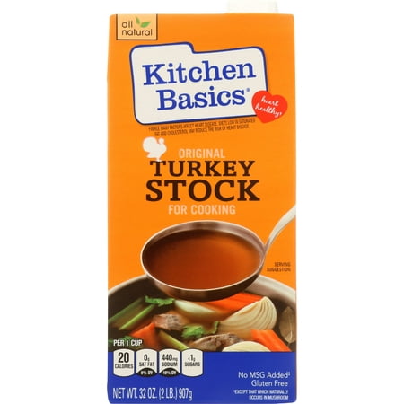 Kitchen Basics All Natural Original Turkey Cooking Stock, 32 Ounce -- 12 per case.