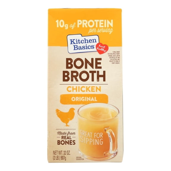 Kitchen Basics Bone Broth Chicken - Case of 12 - 32 FZ