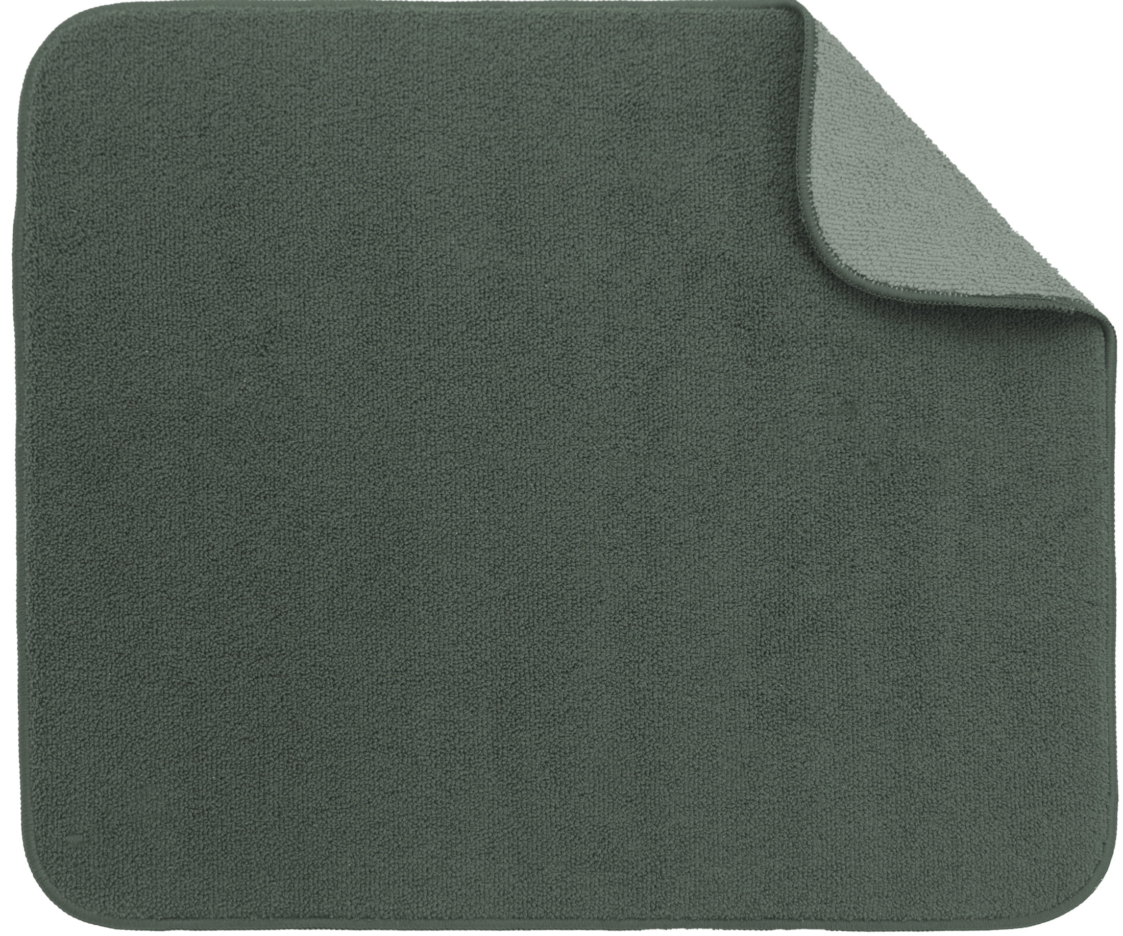 Kitchen Basics Microfiber Dish Drying Mat, 16"x18", Sage