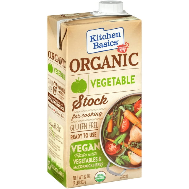 Kitchen Basics Organic Vegetable Stock, 32 Fl Oz - Walmart.com