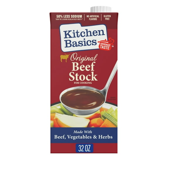 Kitchen Basics Original Beef Stock, 32 oz Carton