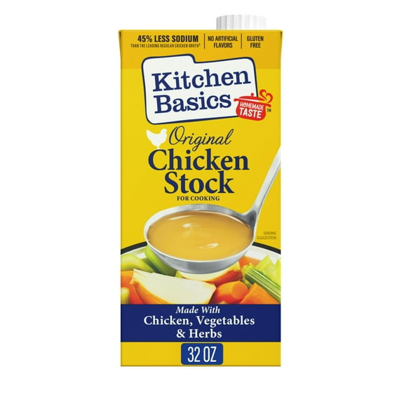 Kitchen Basics Original Chicken Stock, 32 oz Carton