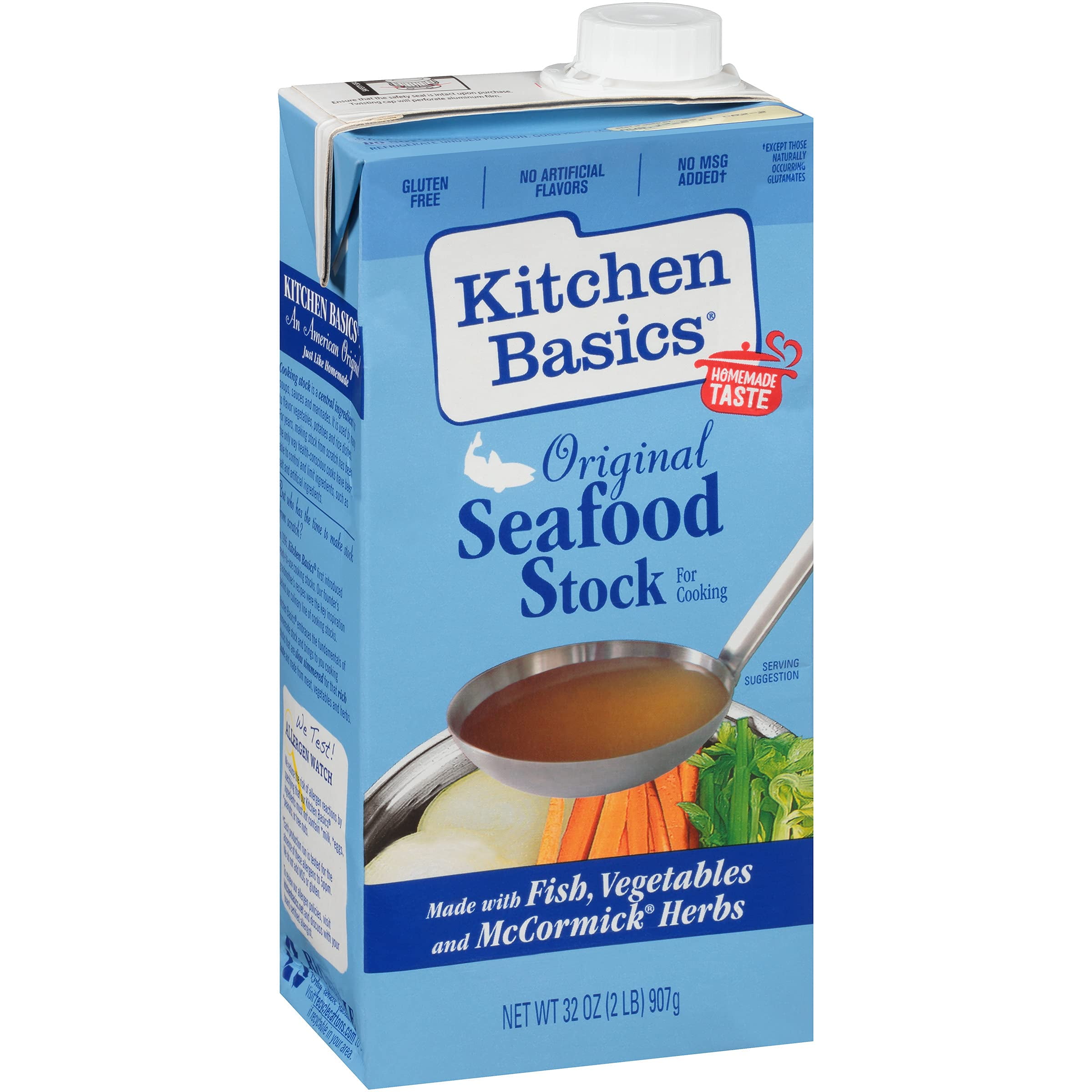 Kitchen Basics Original Seafood Stock, 32 fl oz - Walmart.com