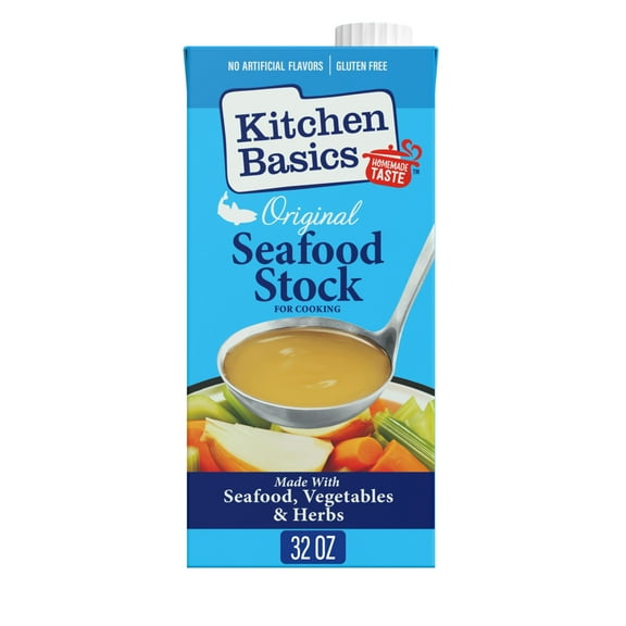 Kitchen Basics Original Seafood Stock, 32 oz Carton